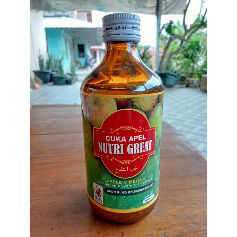 

CUKA APEL ORIGINAL NUTRI GREAT CUKA APEL UNTUK KESEHATAN BPOM NATURAL ALAMI [ORI]