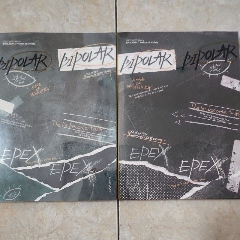 (WTS) EPEX Bipolar Pt.1: Prelude of Anxiety (Album Only) Fullset Minus PC