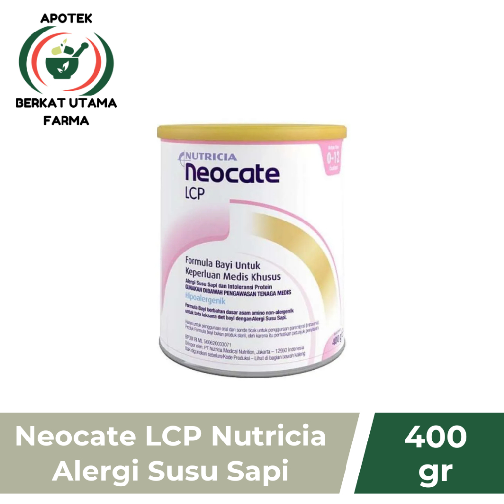 Neocate LCP Nutricia Alergi Susu Sapi - Isi 400gr