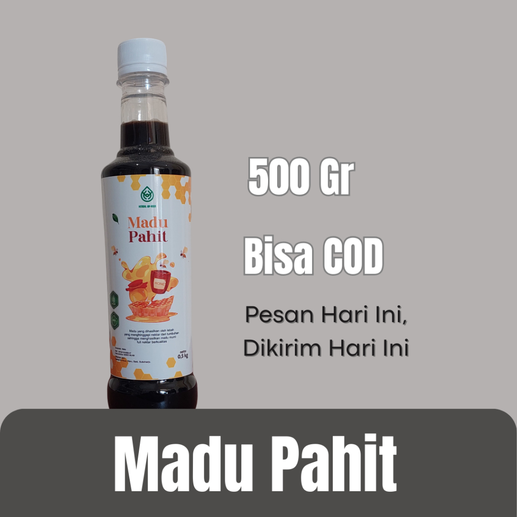 

Madu Hitam Pahit Full Nektar 500 Gr