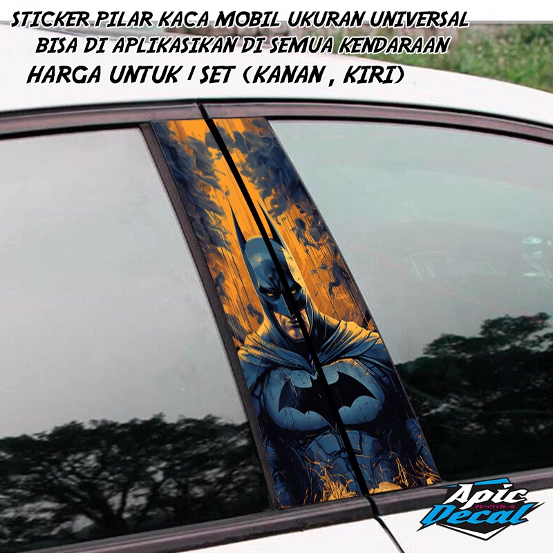 Sticker Pilar Pitu Mobil (Bisa Custome Gambar)