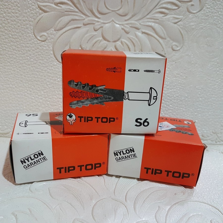 Fisher S6 Dan Sekrup Viser + Scrup Tiptop Isi 100 Warna Abu-Abu