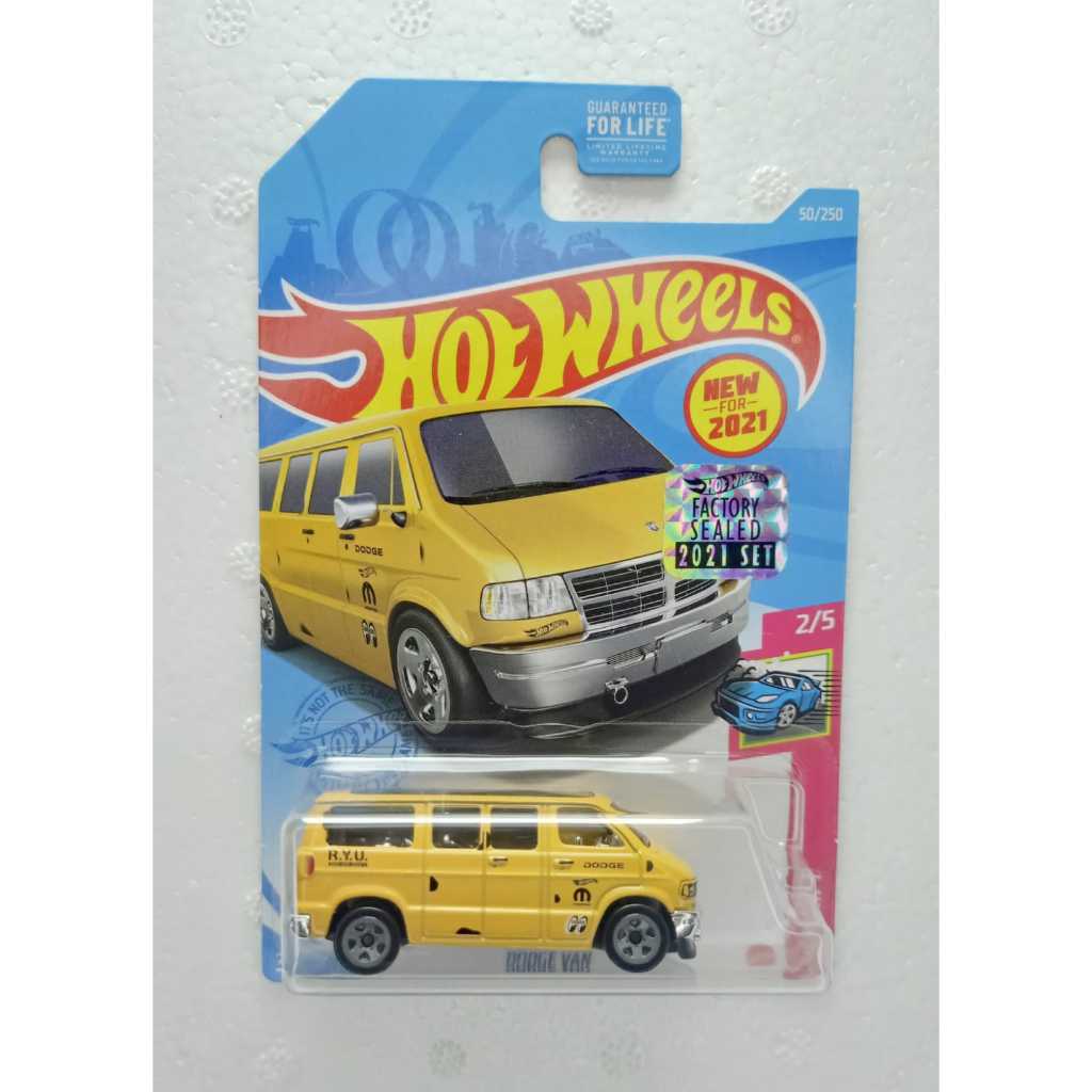 Hot Wheels Factory Sealed 2021 Dodge Van RYU Yellow