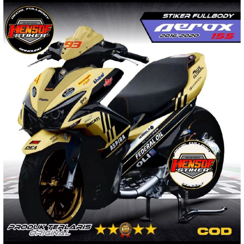 Decal Aerox 155 old / Aerox old Fullbody / Aerox old Variasi Gresini Terbaru