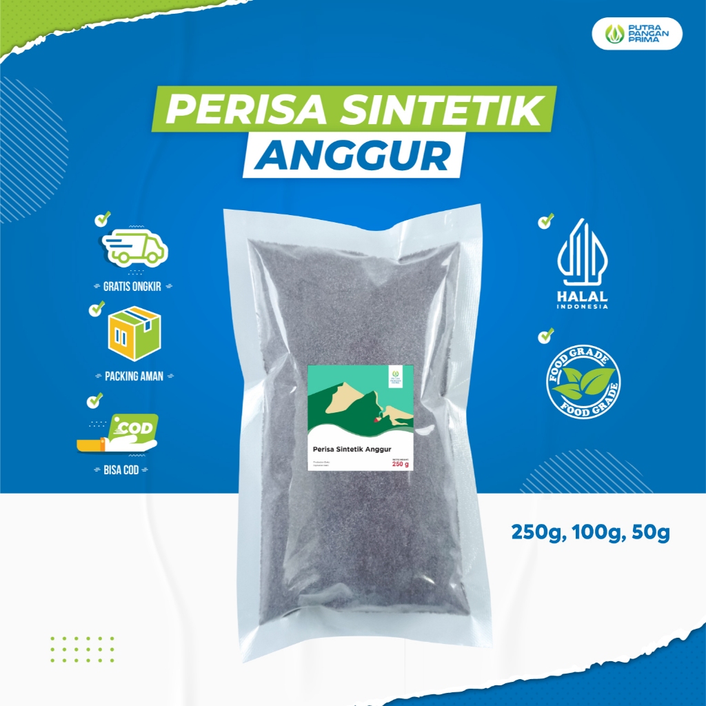 

Bubuk Perisa Sintetik Anggur Grape Flavour Powder 50gr 100gr 250gr