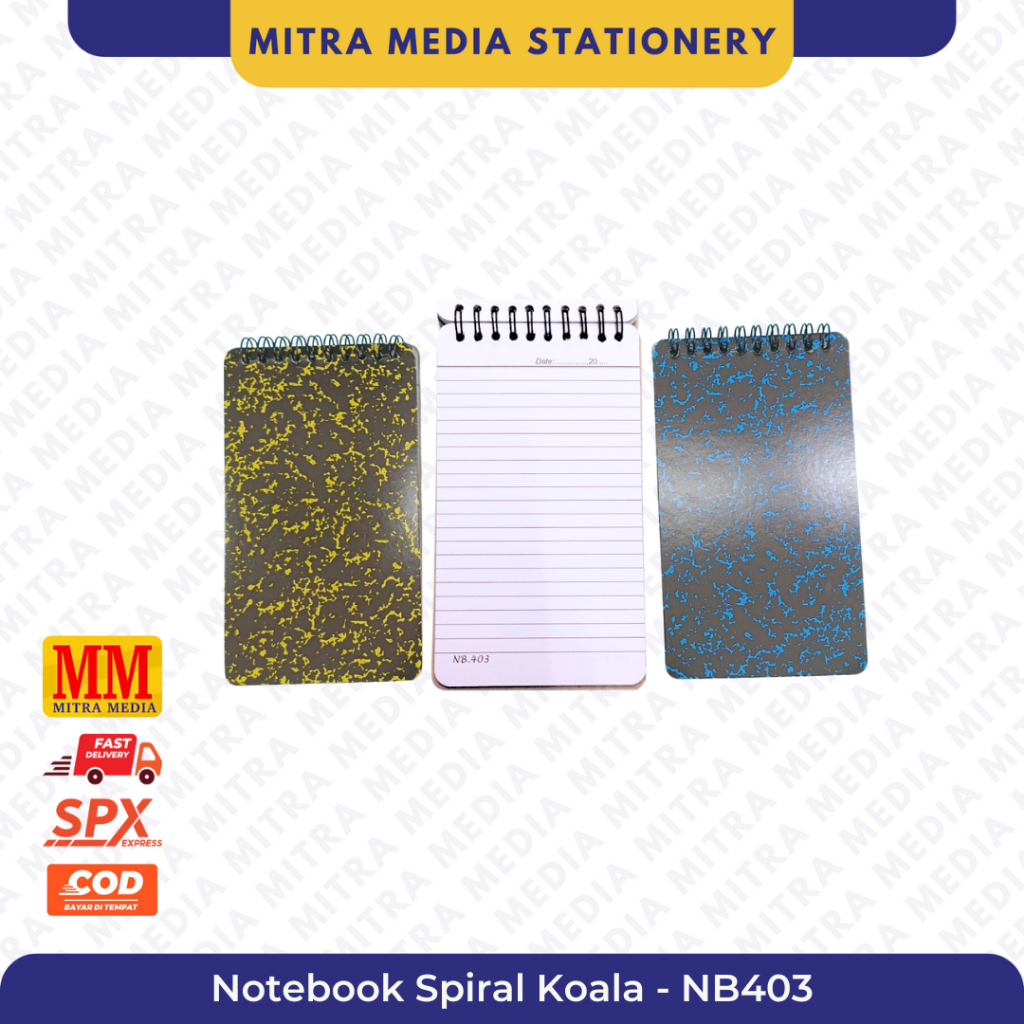 

Notes Spiral Buku Saku Catatan Spiral Note Koala NBA 404