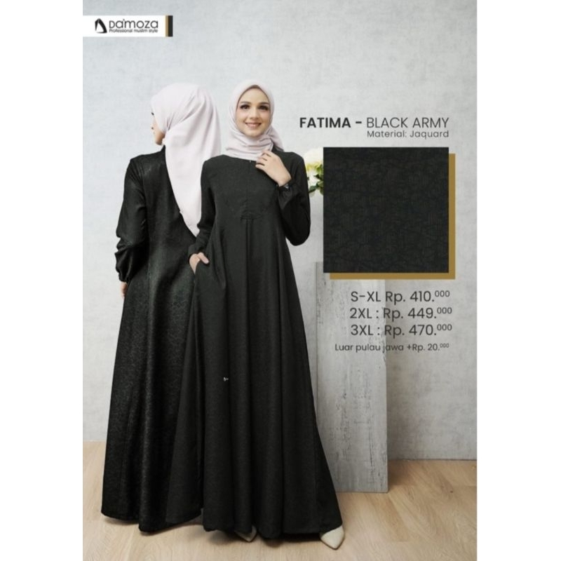 fatima black army dres damoza
