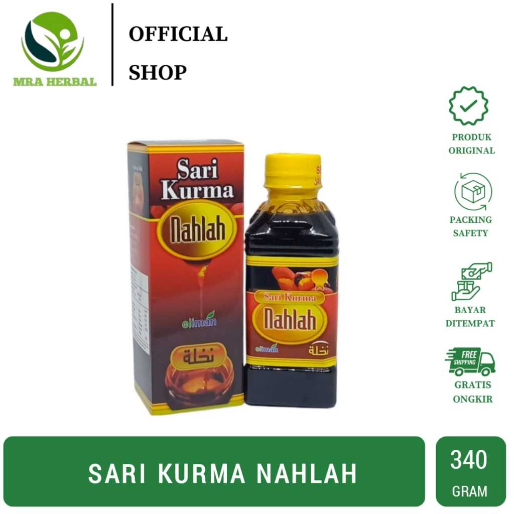 

Sari Kurma Nahlah Plus Kurma Ajwah 340 gr ORIGINAL