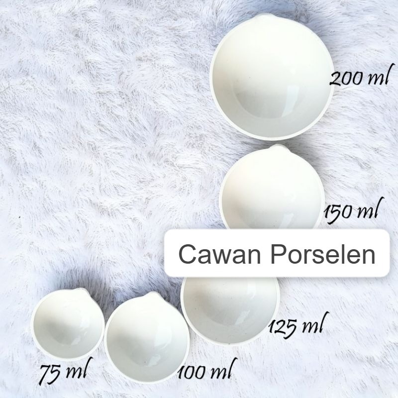 Cawan Uap Porselin / Cawan Porselen / Cawan Penguap