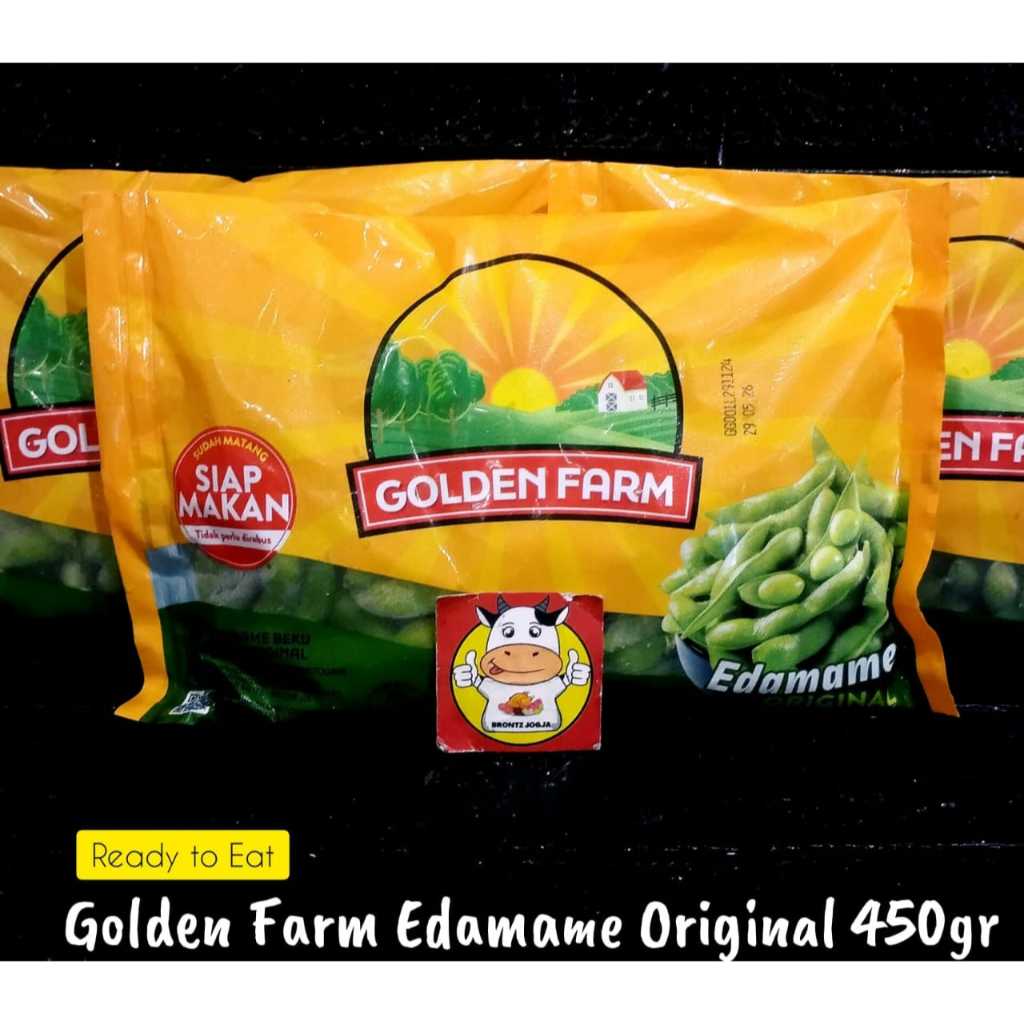 

GOLDEN FARM EDAMAME ORIGINAL/SALTED 450GR-FROZEN FOOD-BROMTZ JOGJA