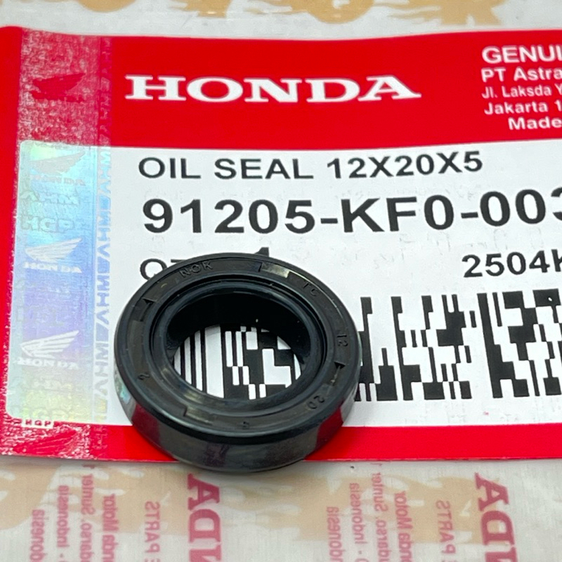 91205-KF0-003 OIL SEAL SIL AS WATER PUMP CB 12x20x5