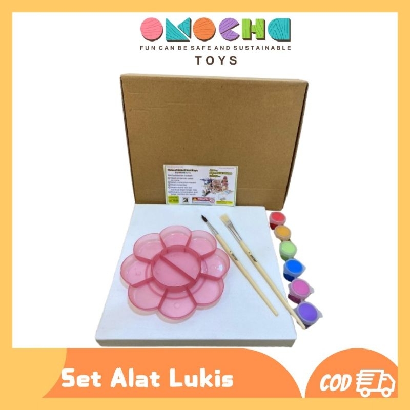 

Paket Hemat Alat Lukis Lengkap 1 Set Peralatan Melukis Anak Cat Acrilik Kuas Palet Lukis Cat Akrilik