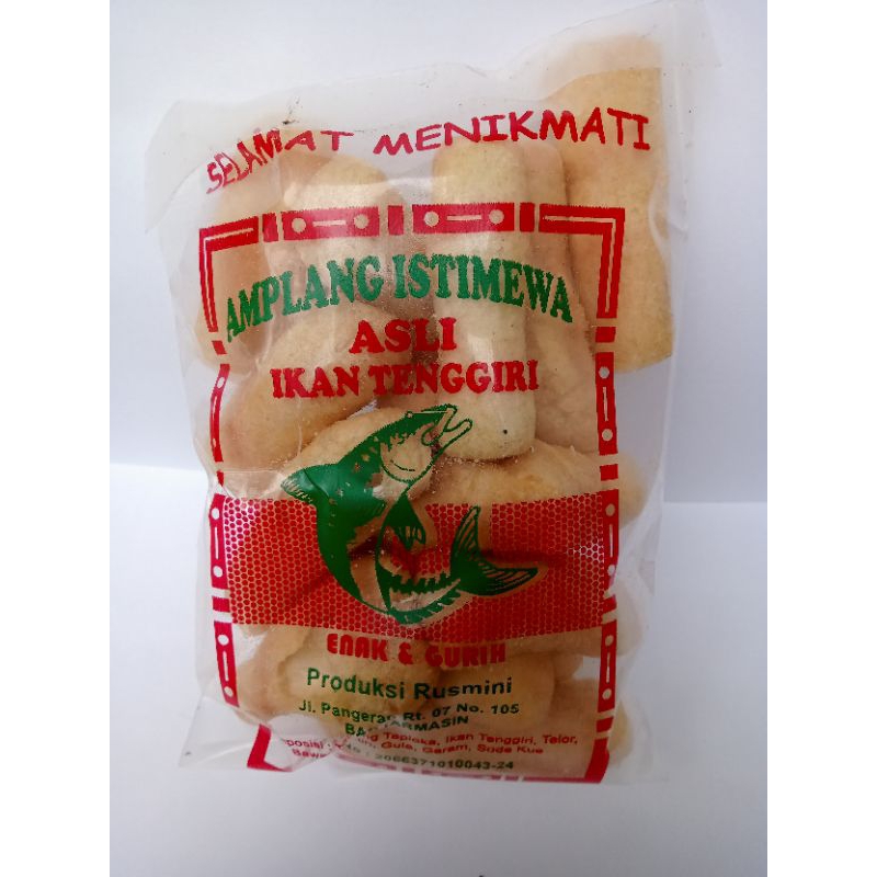 

AMPLANG IKAN TENGGIRI/KERUPUK IKAN TENGGIRI