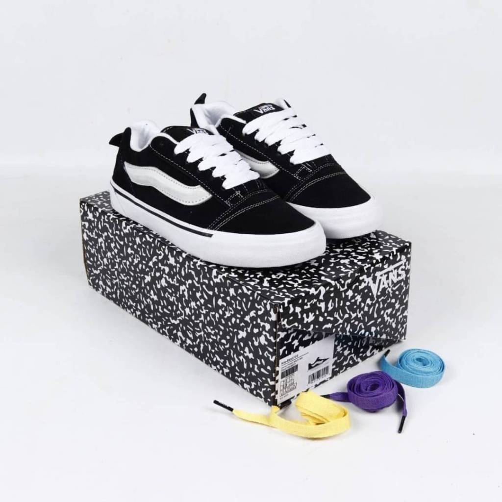 ( BITTERSHOES ) Sepatu Vans Knu Skool VR3 Vault LX Imran Potato Black White