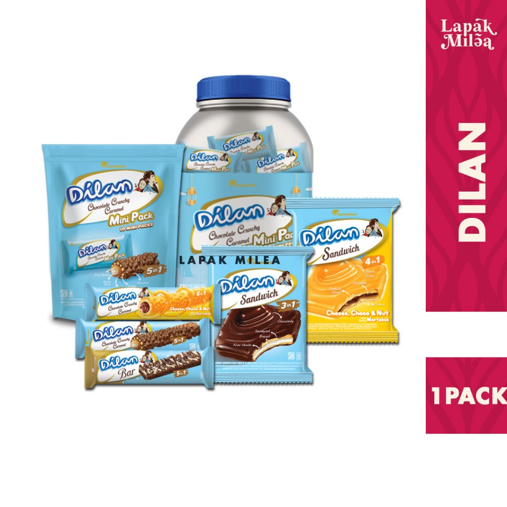 

DILAN - Dilan Toples | Dilan Cruncy Caramel | Dilan Minibar Minipack Kemasan Toples