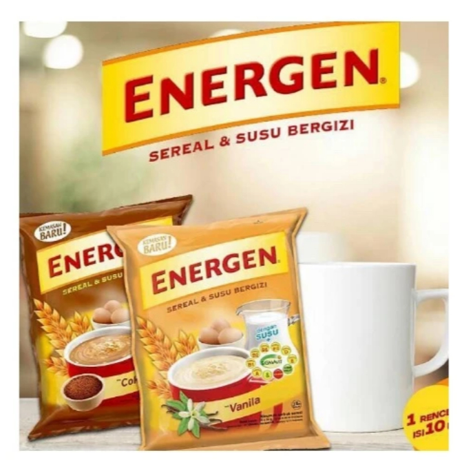 

ENERGEN SEREAL 1 RENCENG ISI 10 PCS / ENERGEN ALL VARIAN