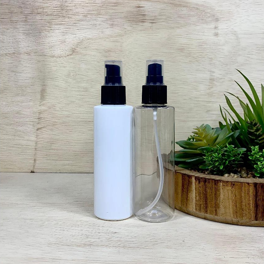 Botol Pump 150 Ml Treatment Hitam / Botol Treatment Pump 150 Ml RF / Botol Pump 150 Ml