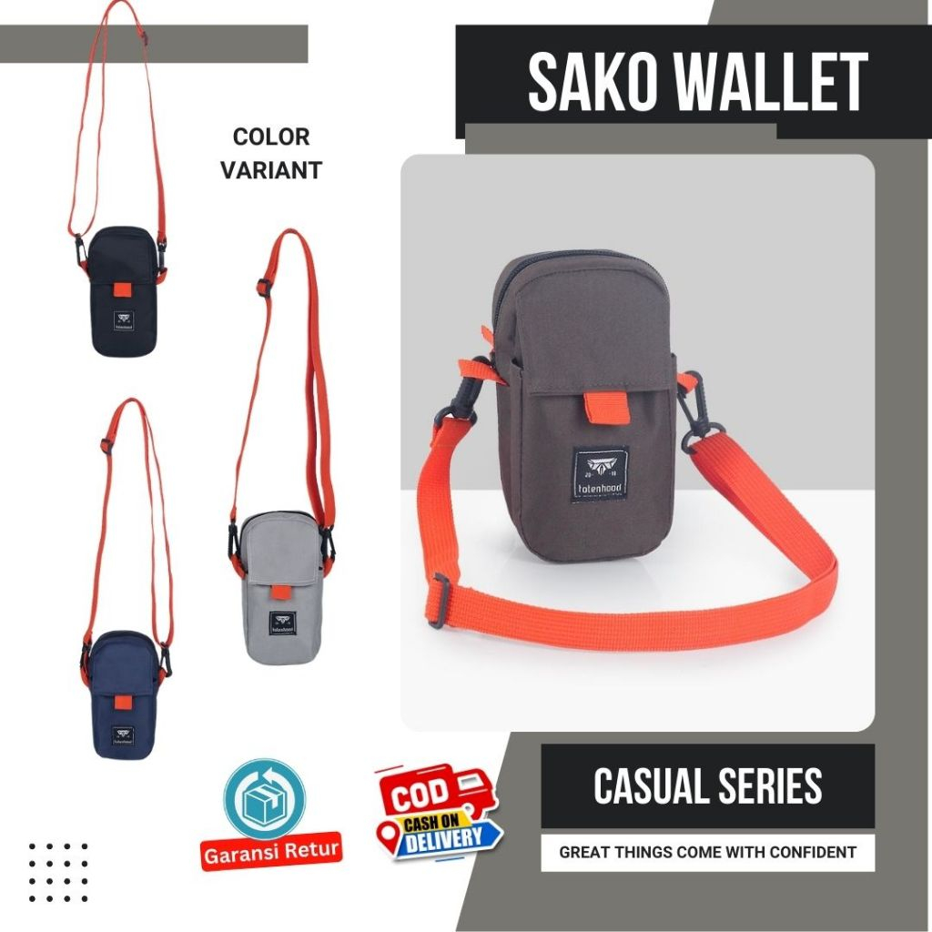 TAS HANGING SAKO WALLET  TOTENHOOD DOMPET HP SAKO WALLET TAS HANDPHONE MURAH