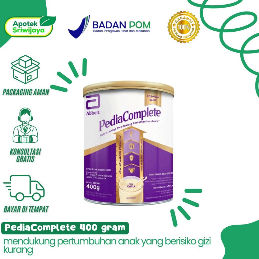 

PediaComplete Nutrisi untuk Mendukung Pertumbuhan Anak 400g