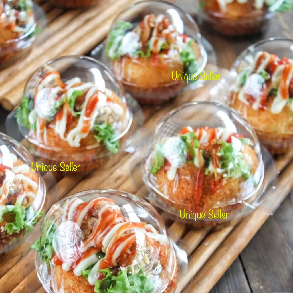 [isi50] Mika Blackforest Kecil 8.5 cm Tinggi 7 cm / Kotak Kue Mochi Puding Muffin Cake Tart 8.5cm / 