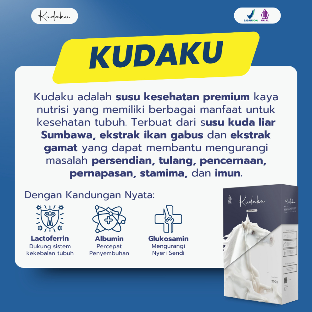 

Kudaku Susu Kuda Liar Sumbawa Asli Obat Herbal Asam Urat Rematik Nyeri Sendi Tulang Jantung 200 Gram