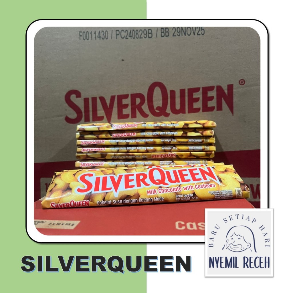 

Silverqueen 55gr Milk Chocolate Cashew
