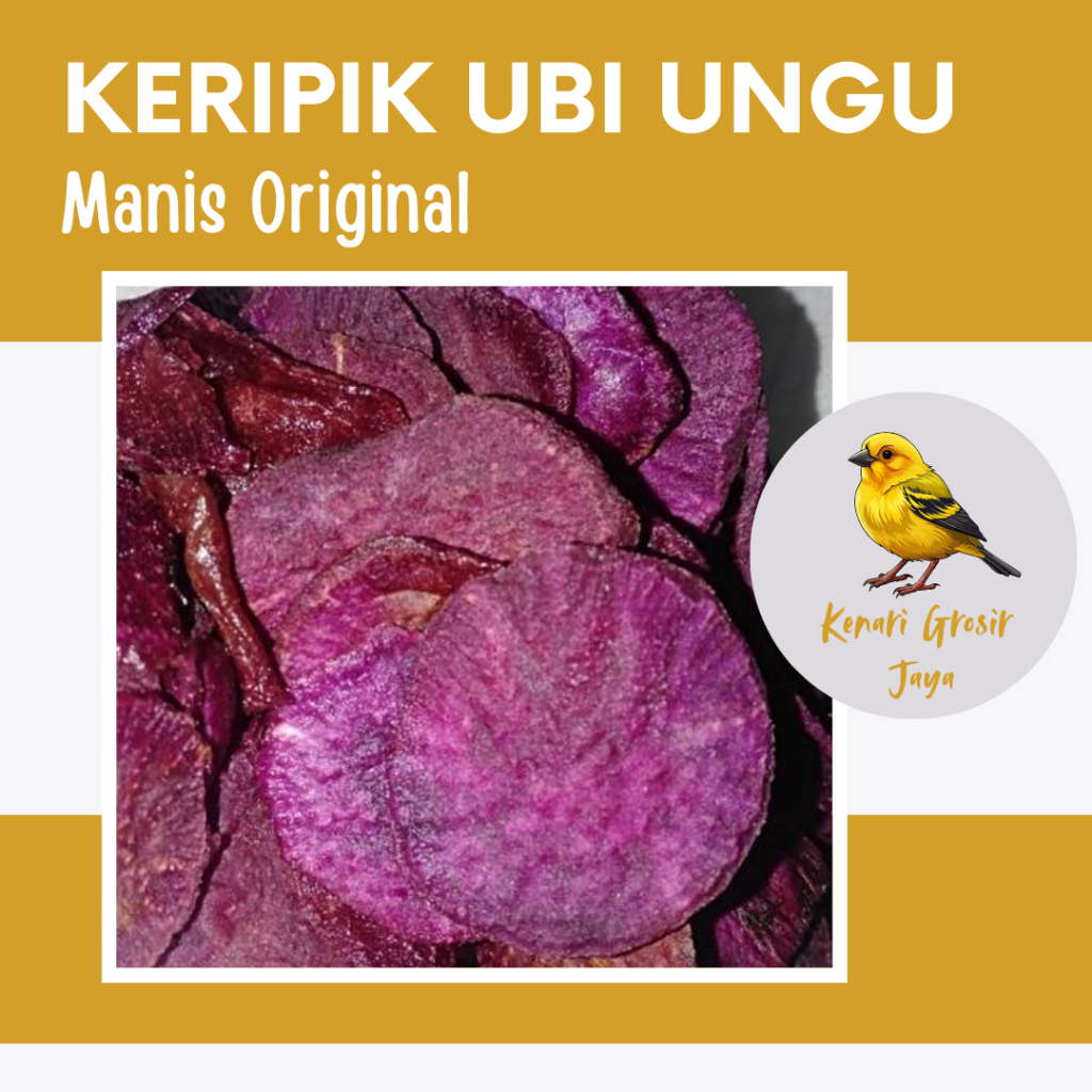 

Keripik Ubi Ungu Manis Original 1 Kg | Camilan Enak Murah