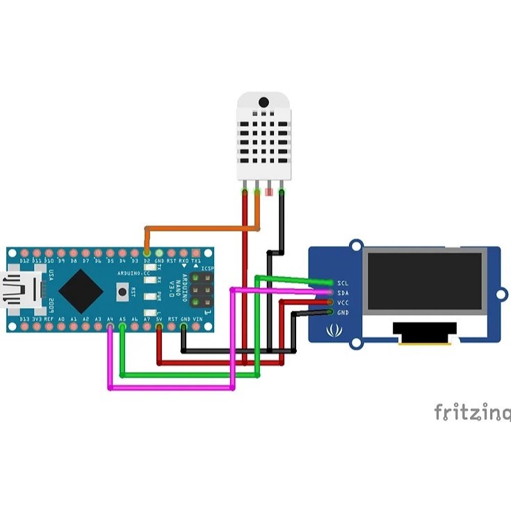 [Project] Arduino Humidity Monitor OLED