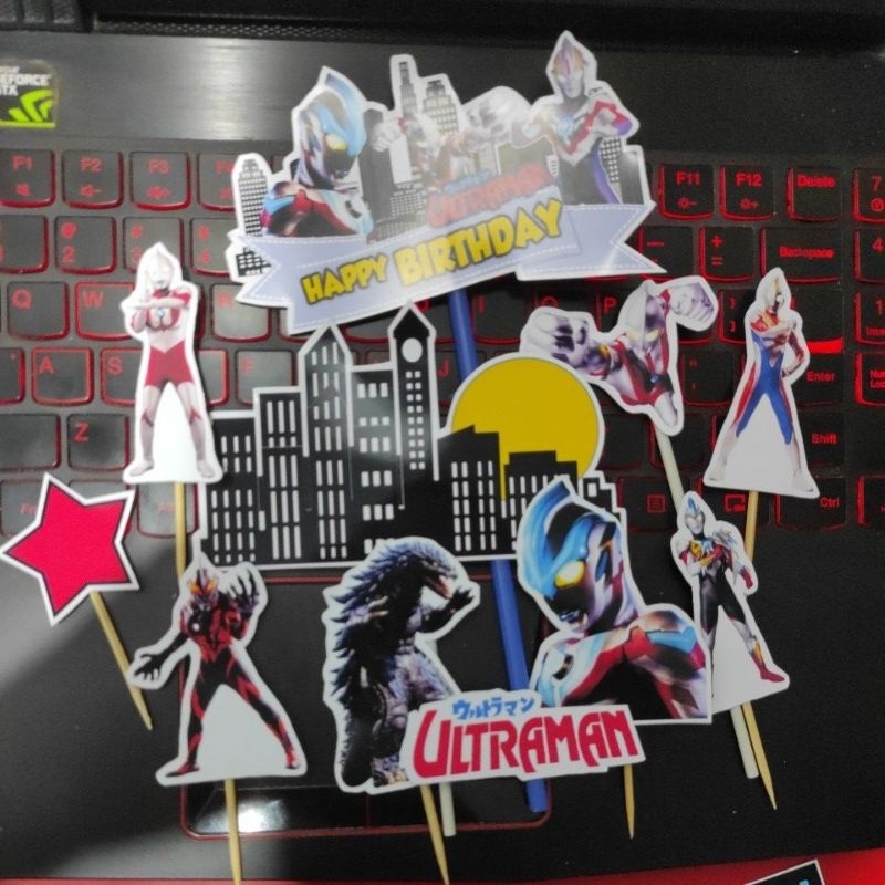 cake topper hiasan kue ultraman ultramen 200125ult
