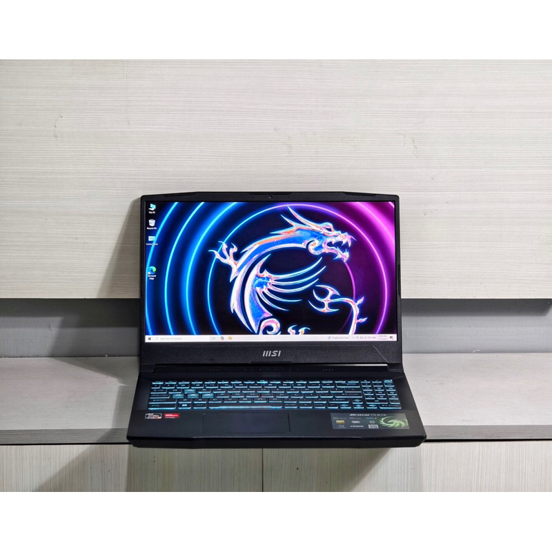 LAPTOP GAMING MSI BRAVO 15 B7ED R5-7535HS AND RADEON RX 6550M