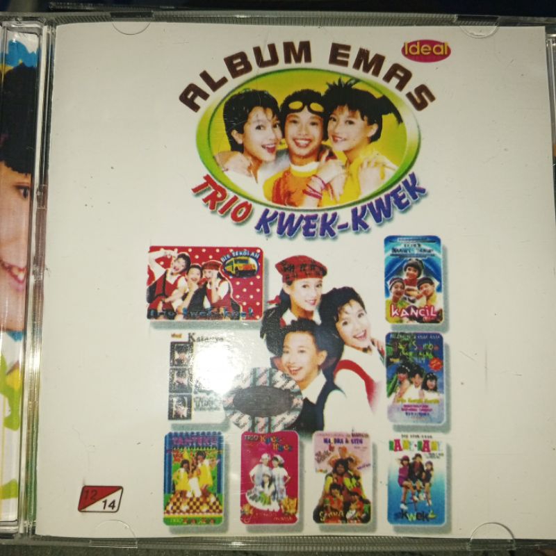 CD ALBUM EMAS TRIO KWEK KWEK