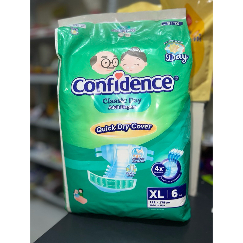 Confidence Pampers Orang Tua Perekat XL-6