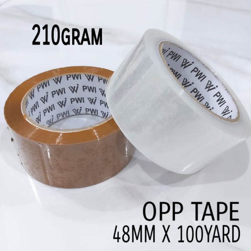 

Isolasi Bening Coklat 48mm x 100yard PWI / Opp Tape 2 inchi