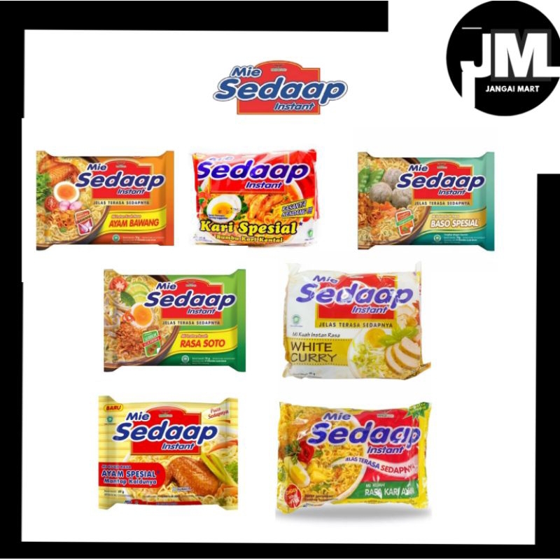 

Sedaap Mie Instan Kuah all varian bag (satuan) pcs