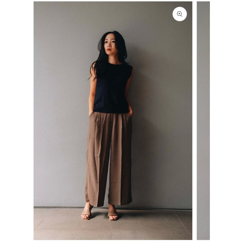 Maven - Mell Sq Sleeveless in Deep Black