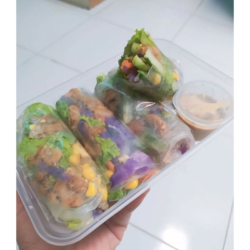 SALAD ROLL SAYUR ISI AYAM FRESH