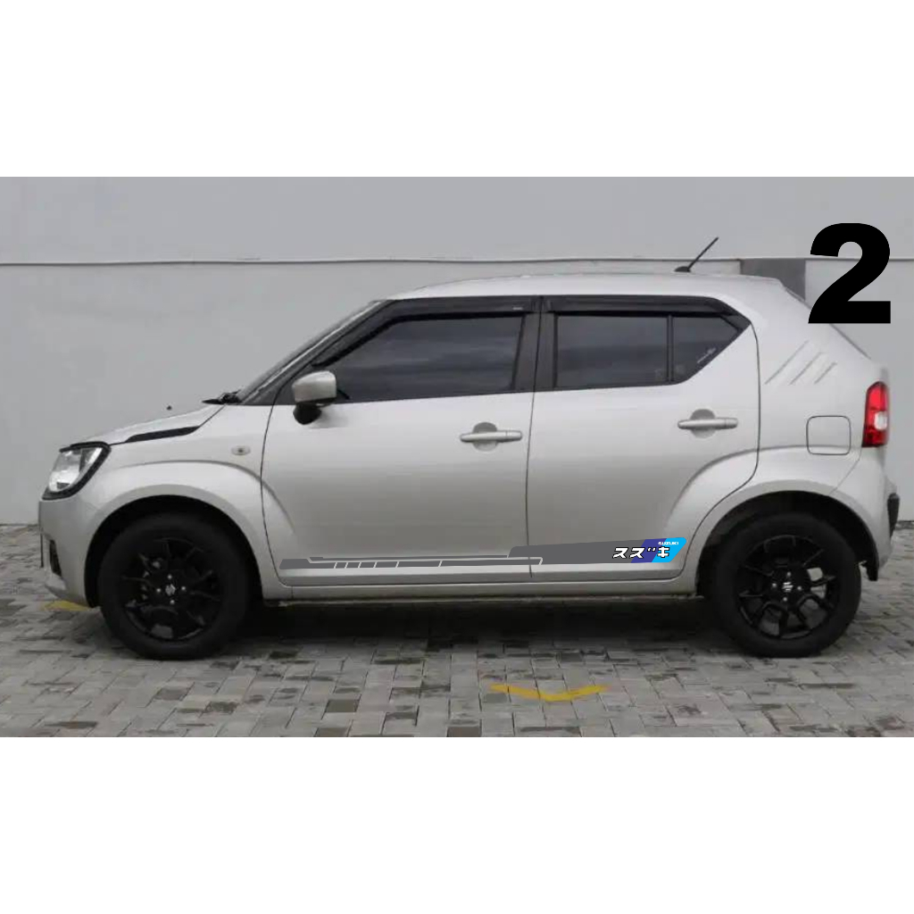 STICKER MOBIL side decal CUTTING MOBIL SUZUKI IGNIS OEM LOOK CUTTING STICKER MOBIL MINIMALIS