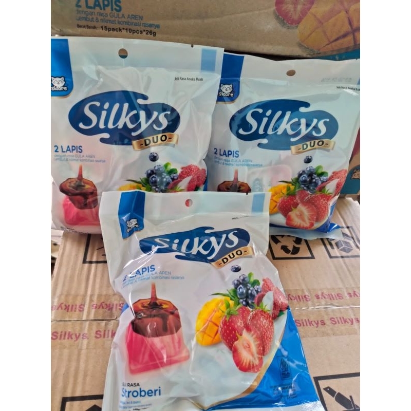 

Silkys Duo-2 Lapis Silikus Stroberi