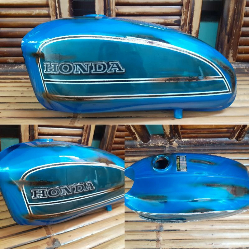 Tangki CB100 CB125 Blawus Tangki Cat Model Ori Tangki CB125 Cat Mbladus