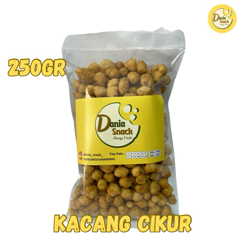 

SNACK/CAMILAN KACANG CIKUR [250gram]