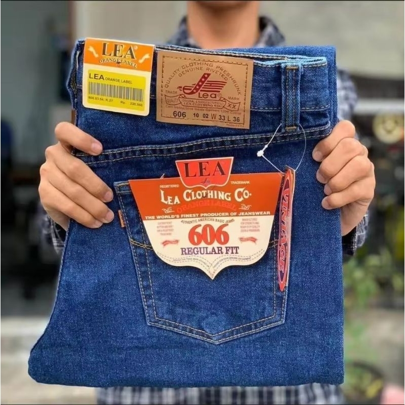 celana jeans lea 606 original 100% celana panjang pria
