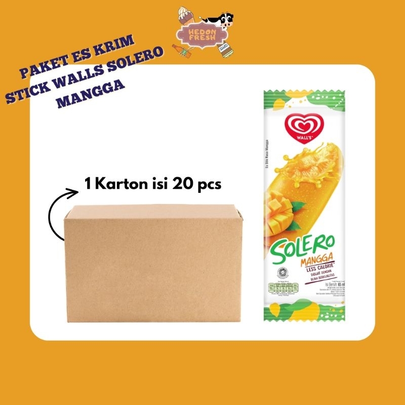 

Paket Es Krim Stik Walls Solero Mangga