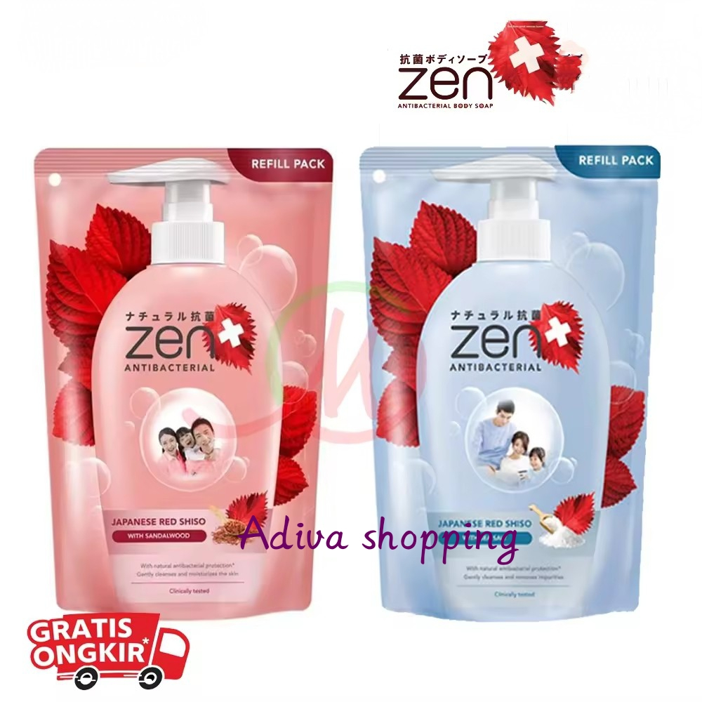 ZEN Sabun Cair Body Wash 400 ml /Sabun Cair Zen Refil 400 ml