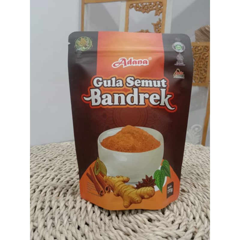 

Gula Semut Bandrek pouch 170gr/Jahe/Gula kelapa
