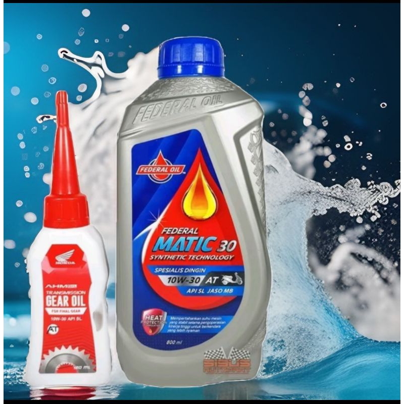 paket oli federal matic dan oli gardan ahm oli federal matic botol orange oli federal matic botol ab