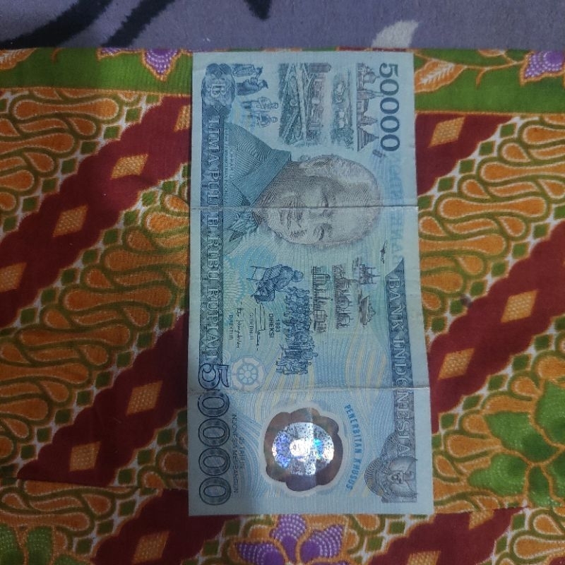 UANG KUNO 50000 POLIMER SUHARTO 1993