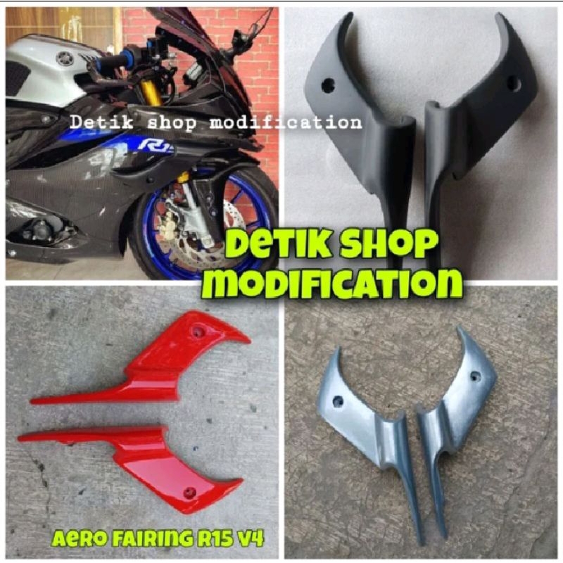 R15 V4 WINGLET SAMPING R15V4 WINGLET GP R15V4 AERO FAIRING R15 V4