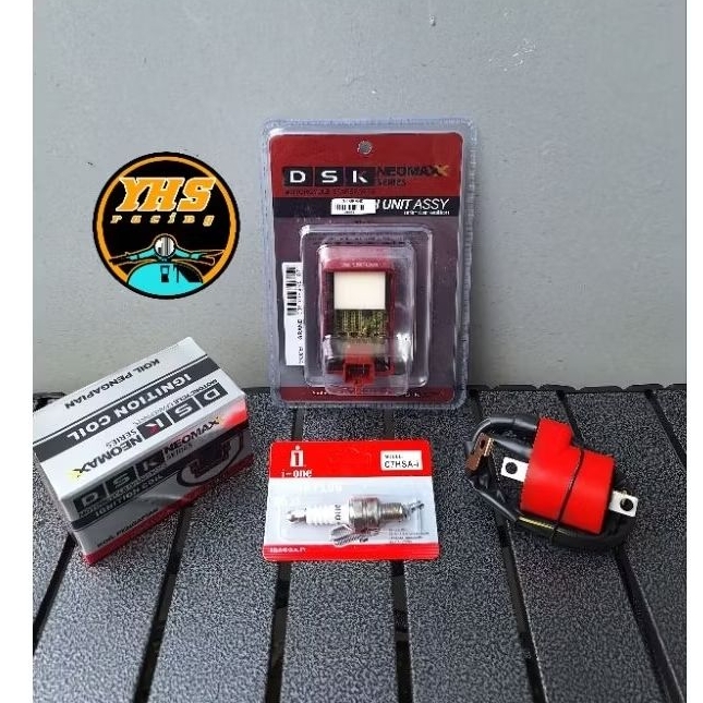 Paketan Cdi Koil Busi Racing Supra Grand Supra Fit Lama New Supra X Revo 100 Honda Win Original Dsk