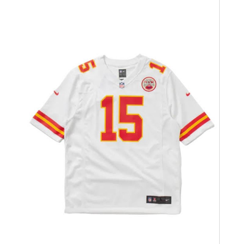 BIG SIZE 5XL 6XL JERSEY NFL KANSAS CITY CHIEFS PATRICK MAHOMES PUTIH