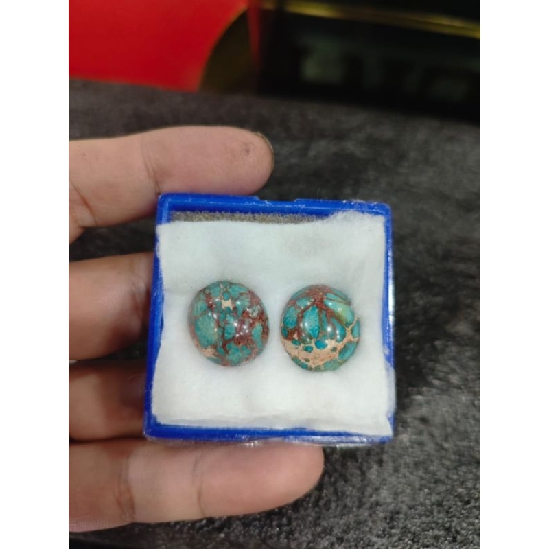 Batu Pirus Pyrus Persia Biru Panci
